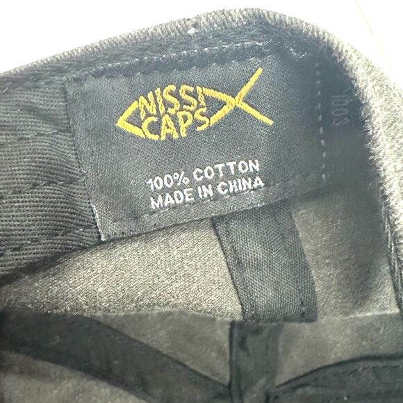 Nurse Life Nissi Caps Denim Grey Washed and White Unisex Adjustable Hat/Cap - Picture 8 of 8